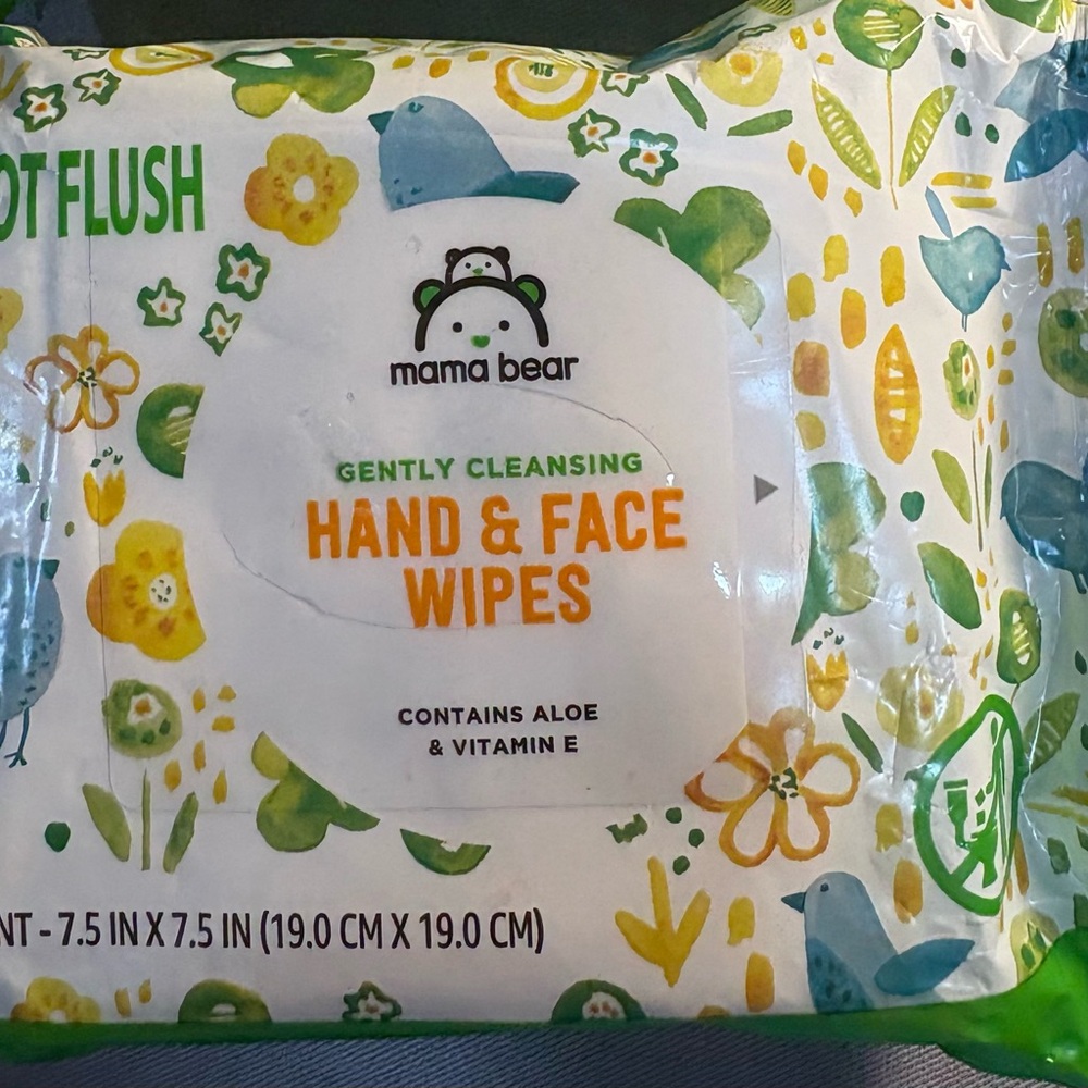 Mama Bear Hand & Face Wipes - Fresh Floral Pack